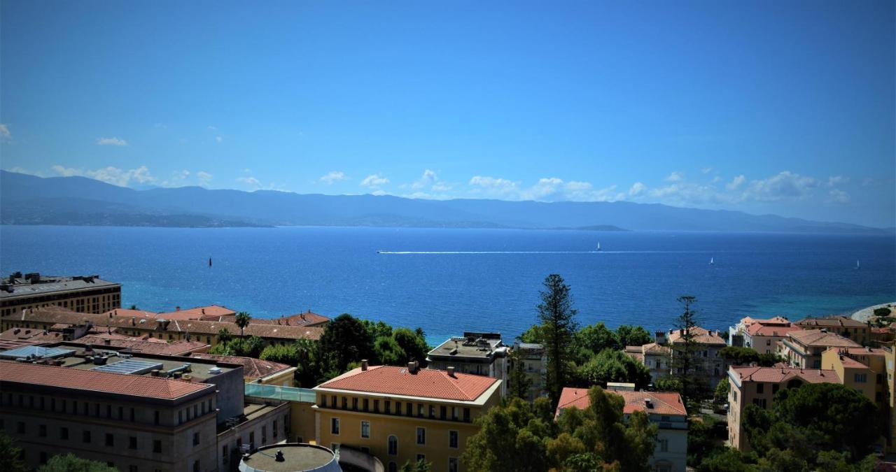 Grand T2 Standing Ajaccio Proche Centre Et Plages Vue Panoramique Parking Prive Exteriér fotografie