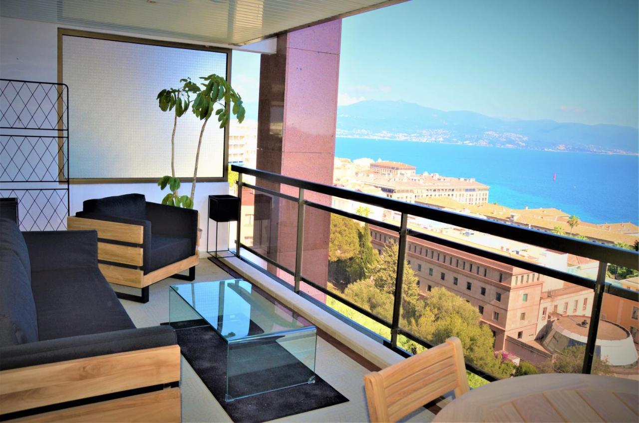 Grand T2 Standing Ajaccio Proche Centre Et Plages Vue Panoramique Parking Prive Exteriér fotografie